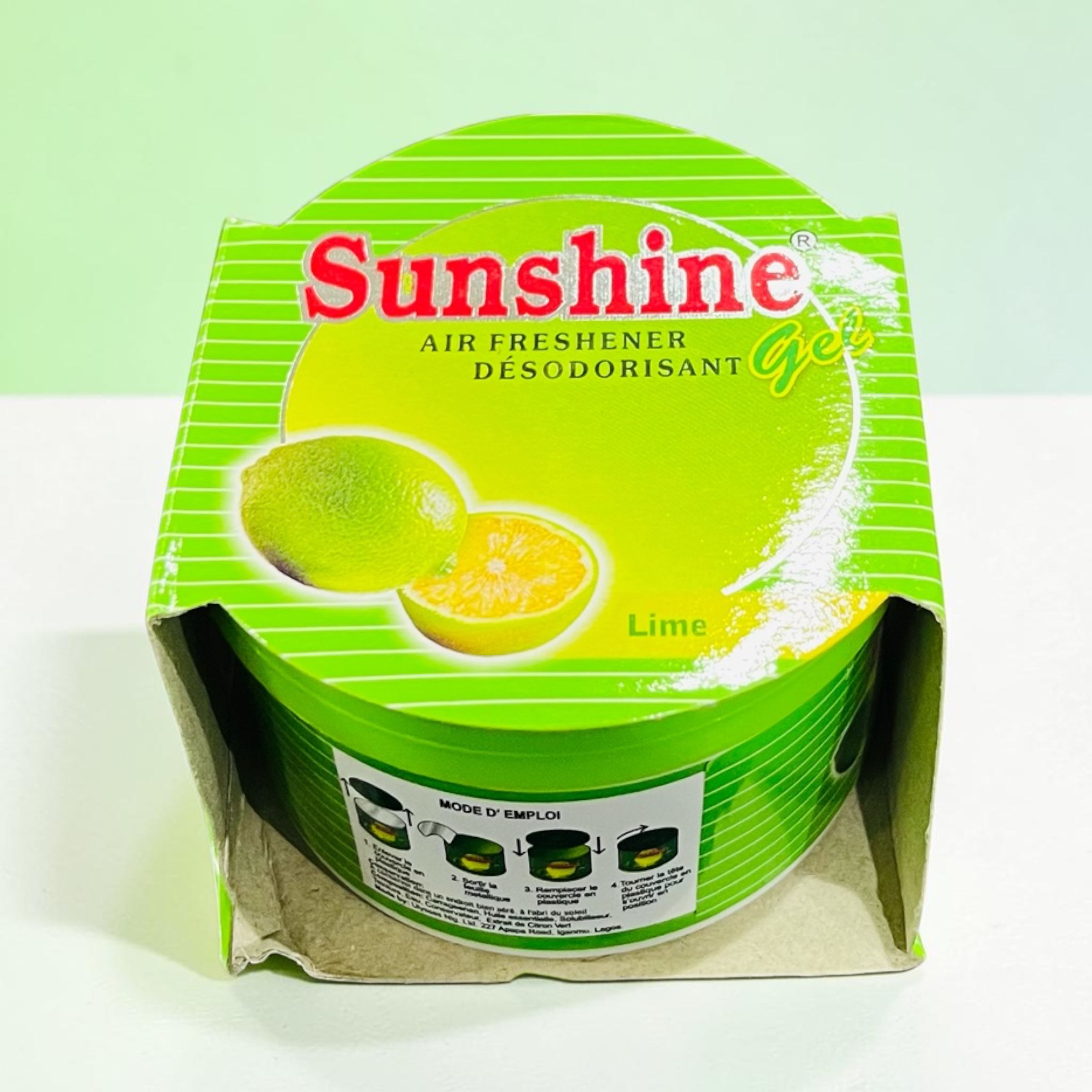 SUNSHINE LIME AIR FRESHENER GEL 80GM